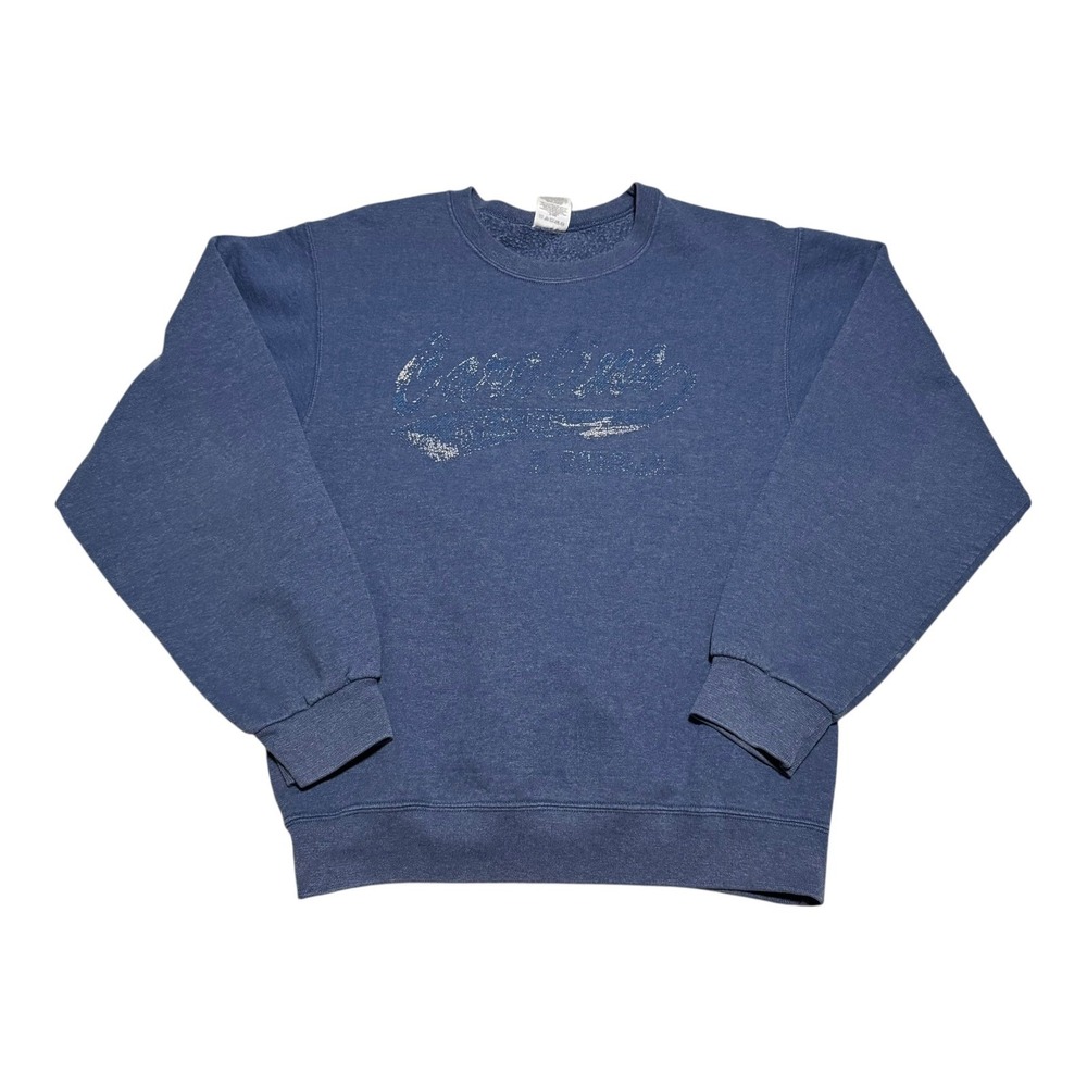 Vintage 2000s Jerzees Carolina UNC Blue Crewneck Sweatshirt Men's Small